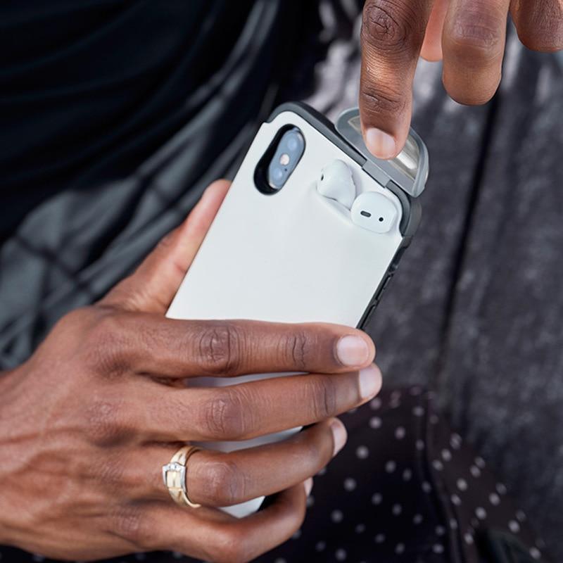 DEALORA Phone Case With Airpods Holder