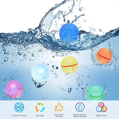 DEALORA Reusable Water Balloons (12 pcs)